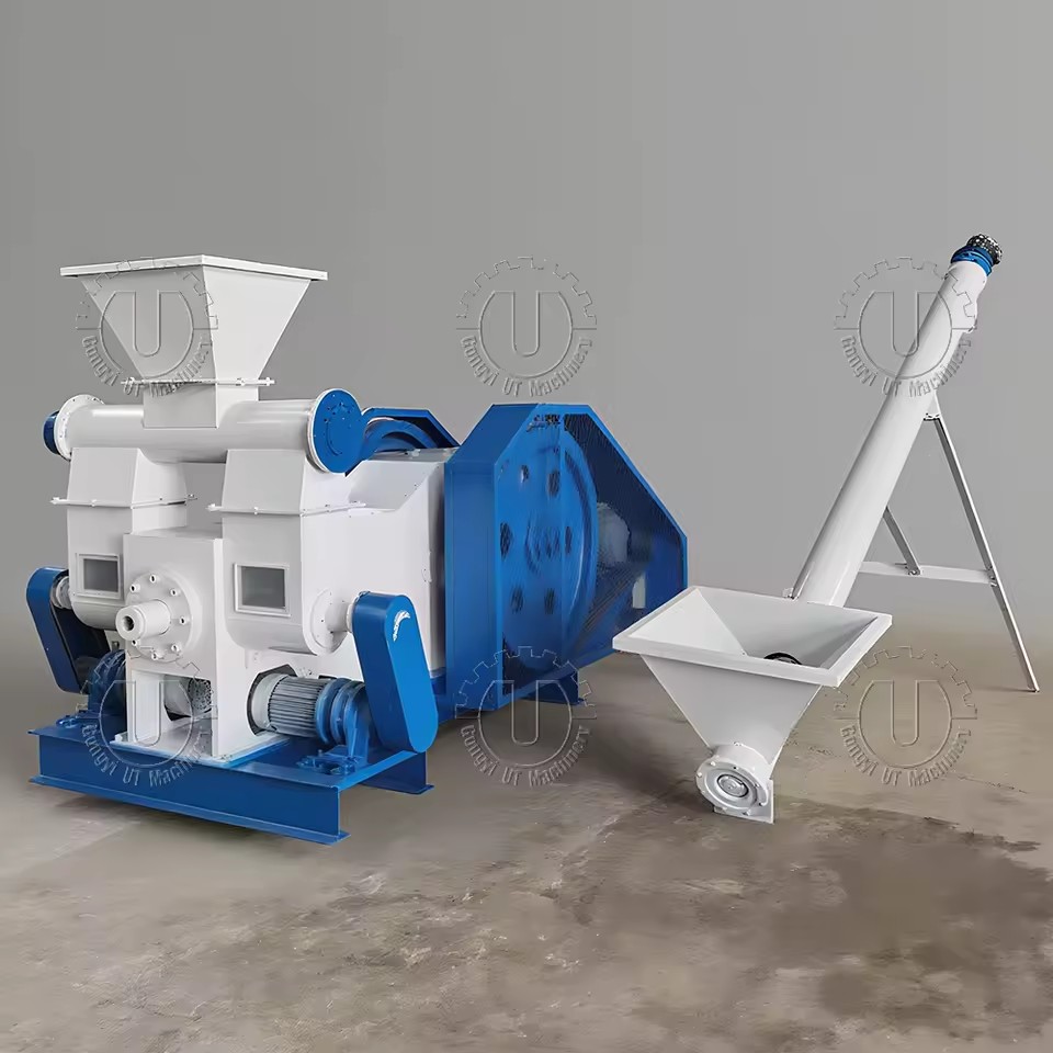 Mechanical Stamping Biomass Briquetting Machine Wood Biomass Waste Briquette Press Machine