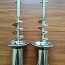 Industrial Feeding Spiral Auger Rod, Sanitary SS304 SS316 Filler Screw for Pharmaceutical Food Powder Packaging Line