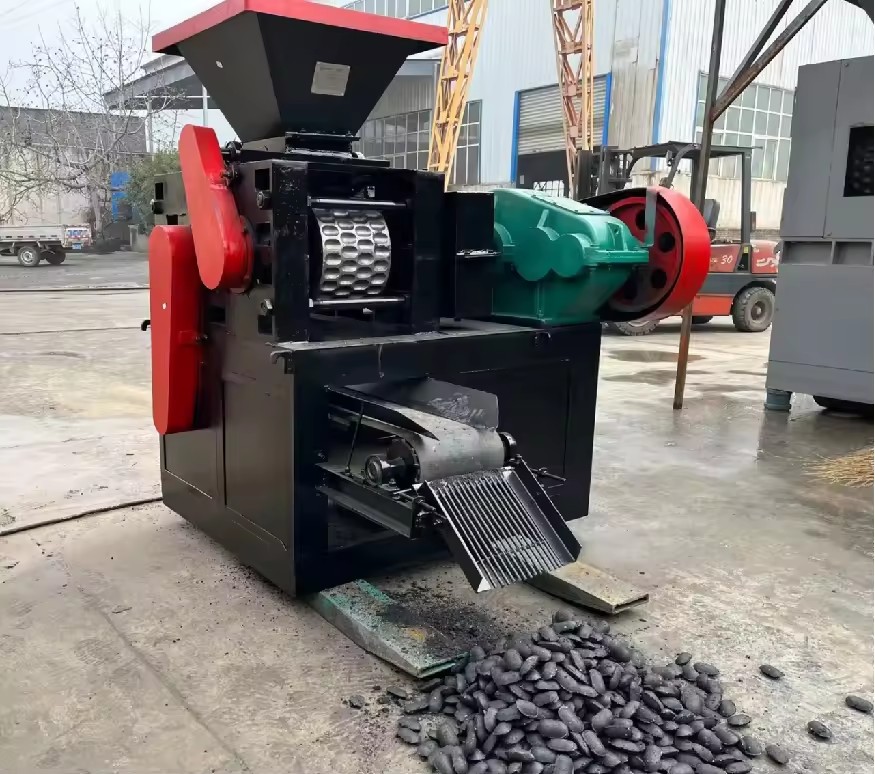 Charcoal Coal Briquette Making Machine Mineral Powder BBQ Ball Press Charcoal Ash Briquette Making Machine