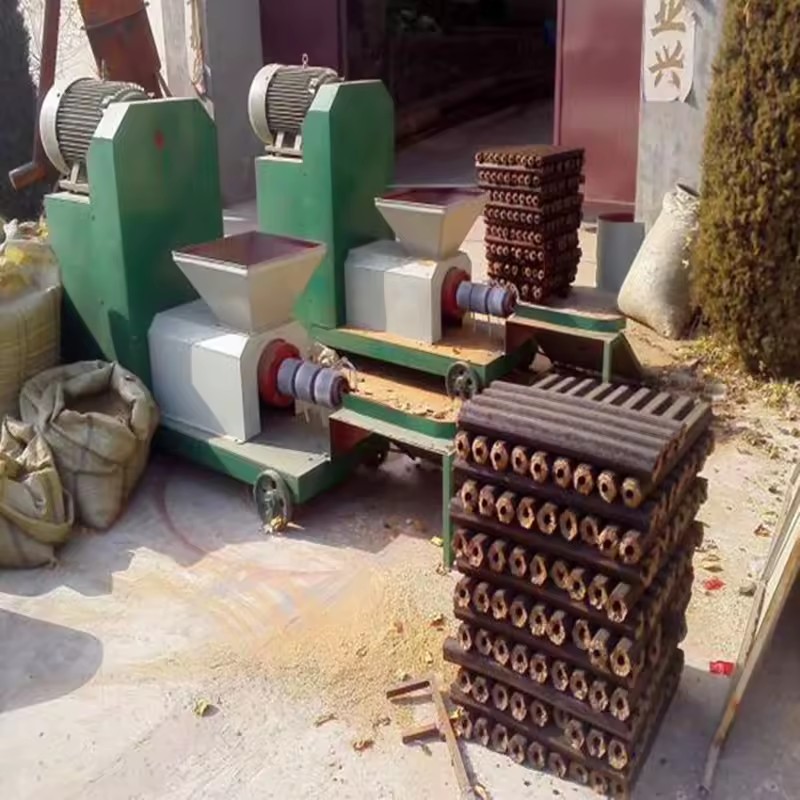 Hot Selling New Condition Wood Sawdust Briquette Making Machine