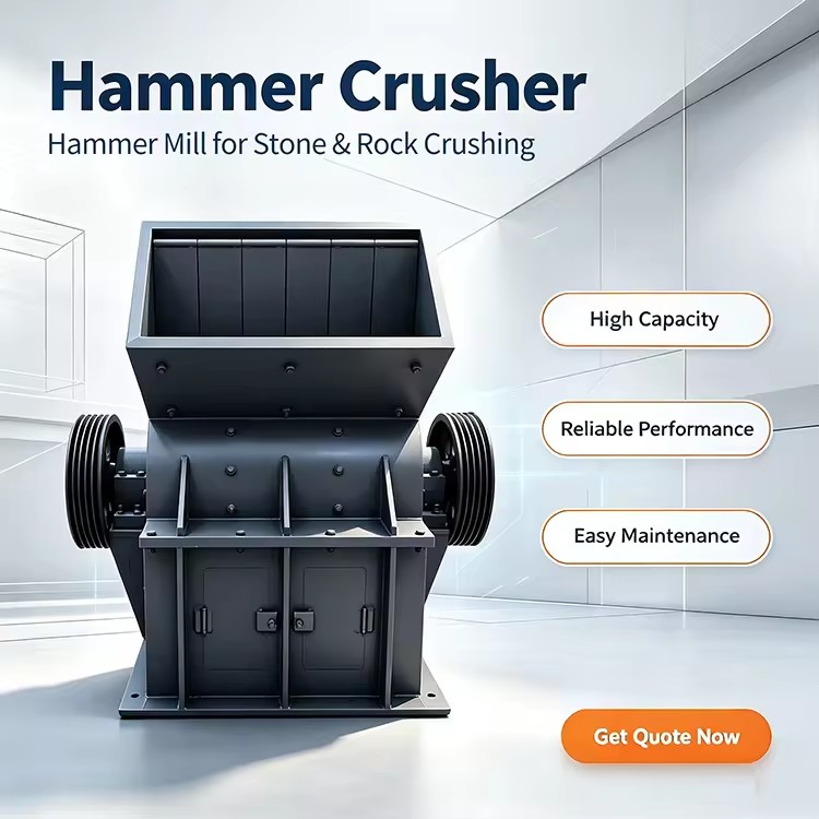 Durable Fine Hammer Crusher Suitable for Aggregate Production Line Hammer Crusher