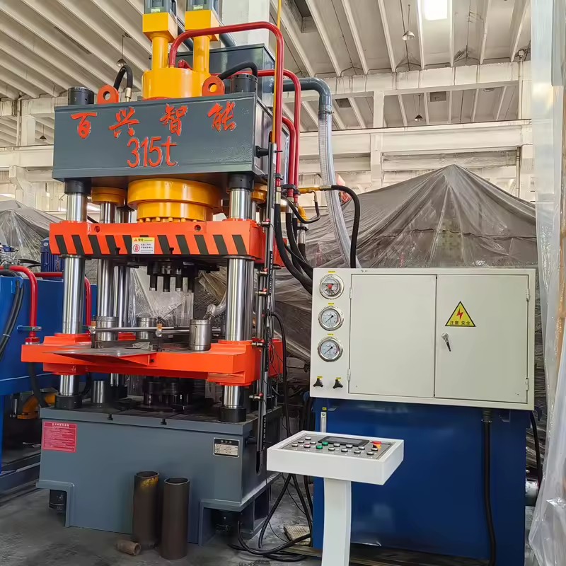 315 Ton Automatic Briquette Press Machine for Aluminum/Steel/Iron Powder - High-Density Forming, PLC Control
