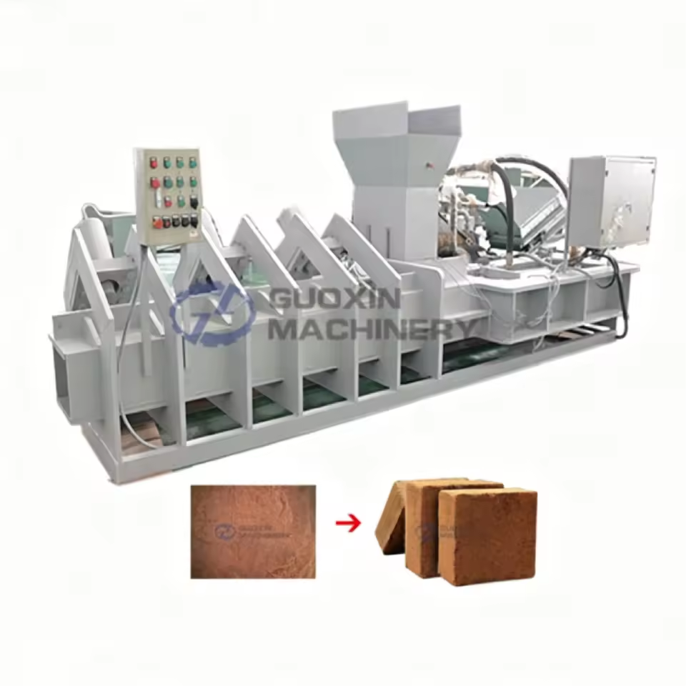 Professional Coconut Coir Briquette Packing Machine Bearing Automatic Electric Equipment for Nutrient Soil Coconut Shell