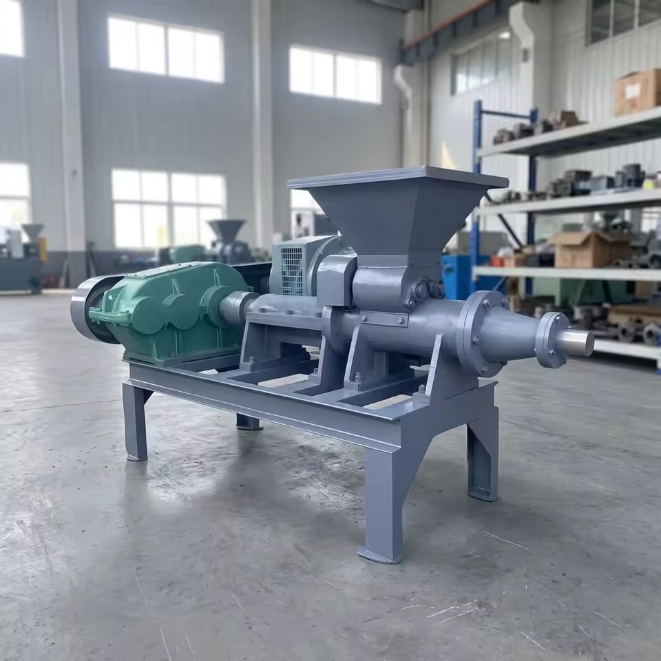 Stable Coal/Carbon Briquette Making Machine with AC Motor High Capacity 150-500kg/h PLC Controlled