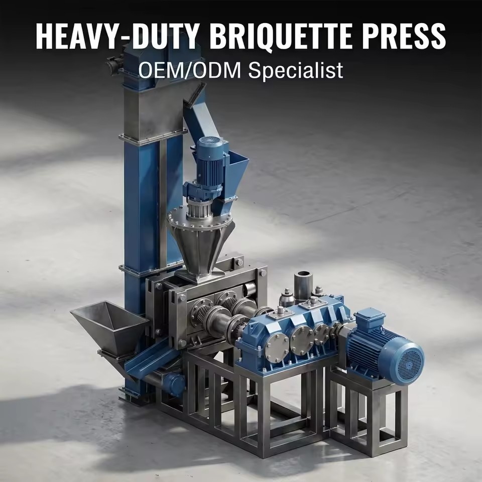 Product Manufacturer OEM Customized Coal Ball Aluminum Powder Iron & Manganese Ore Press High Pressure Briquette Machine