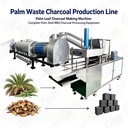 Palm Shell BBQ Charcoal Manufacturing Line Industrial Biomass Carbonization Furnace Barbecue Charcoal Production Machinery