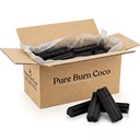 High Density Coconut Shell Hexagonal Charcoal Briquettes Low Ash Clean Burning BBQ Fuel Export Quality