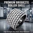 Factory OEM Customized Hydraulic Compacting Press Coal Briquette Machine Alloy Steel Roll Big Closed-End Roller Shell