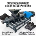 Charcoal Powder Briquetting Machine Charcoal Powder Rod Extruder