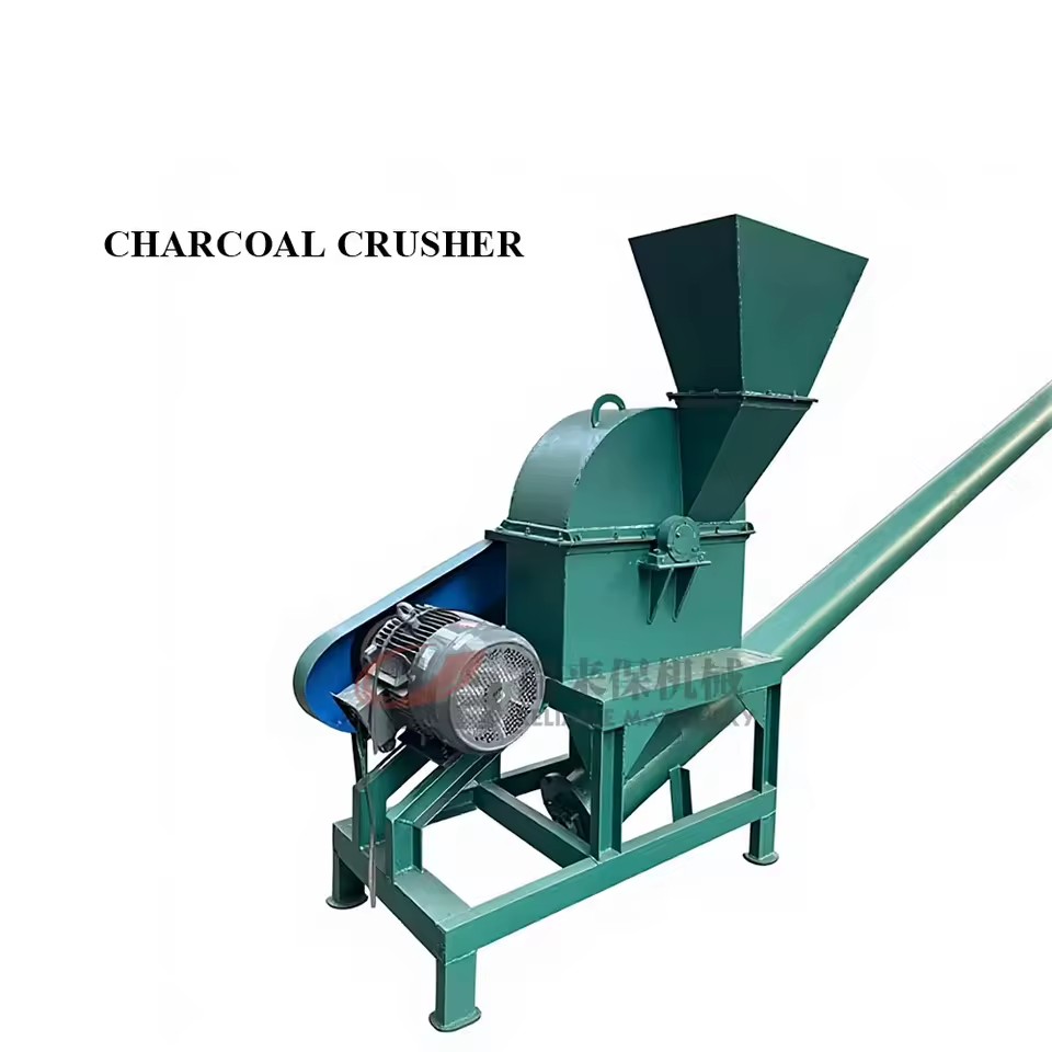 Multi-Functional Small Scale Portable Charcoal Pulverizer Machine for Biomass Charcoal Powder Grinding