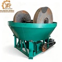 Factory Direct Single Phase Power Compatible AC Motor Energy Saving Rock Ore Grinding Wet Pan Mill Gold Mining Ore Processing