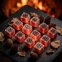 Made from 100% coconut shells, the top-tier quality of these Indonesian charcoal briquettes is unmatched.