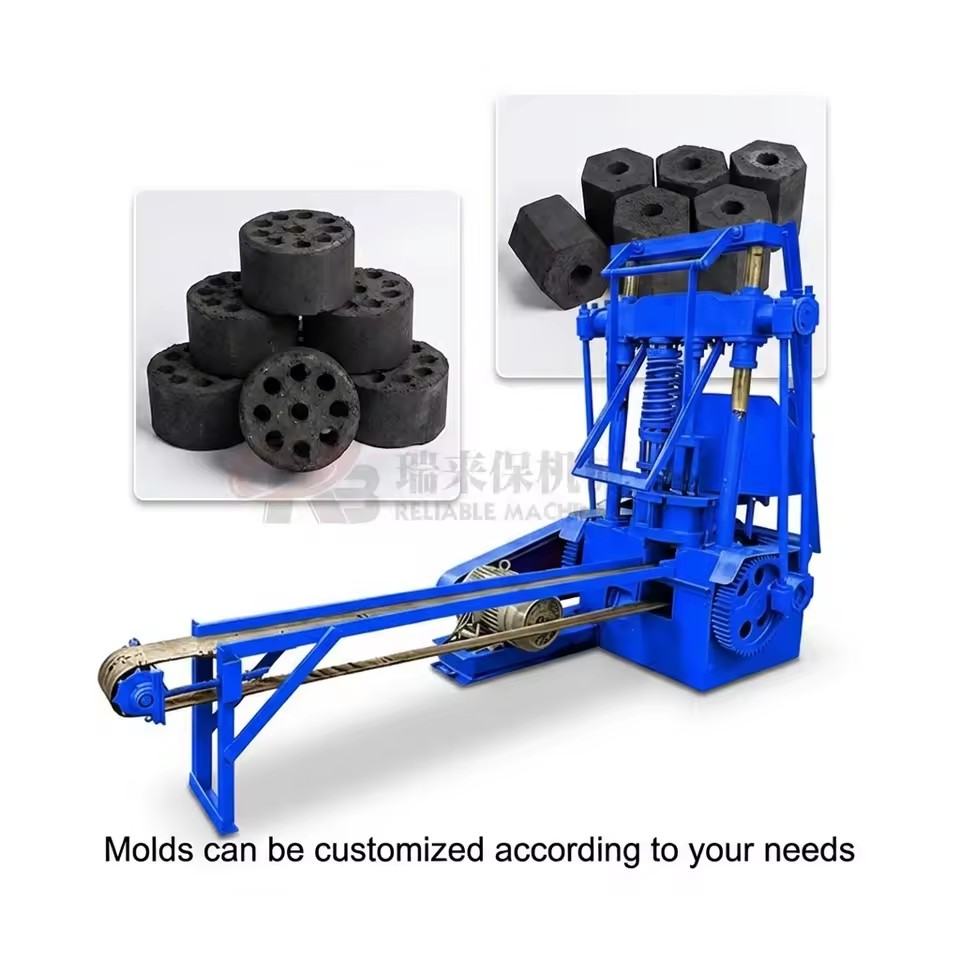 Multi-Mold Honeycomb Charcoal Press Machine Round and Square Shape Coal Briquette Maker Factory Price