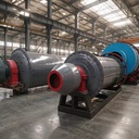 Premium Grade Gear Drive Ball Mill 2700x4500 Dry Continuous 26-90tph Phosphate Feldspar Mining Grinding OEM Design