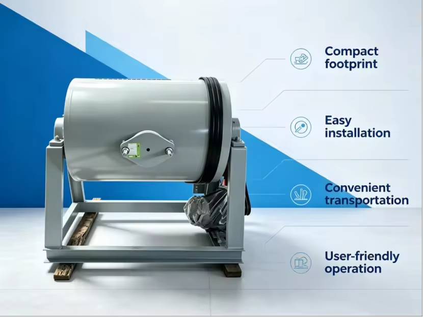 Lab Ball Mill, Small Capacity Grinding Equipment with AC Motor, Bearing Structure, 1 Year Warranty