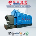DZL 1Ton Chain Grate Steam Boiler Fired by Biomass, Coal and Firewood, High Efficiency for Small Factory Steam Supply