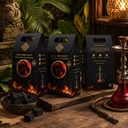 Natural Coconut Shell Charcoal Machine-Made Briquettes Hookah Shisha Cube Fuel High Heat Low Smoke Premium Export Bali High