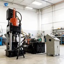 Copper / Brass / Bronze Chip Briquetting Press Hydraulic Scrap Metal Press for Lathe Operations