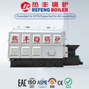 Fully Automatic 8Ton DZL Steam Boiler Low Smoke Emission for Leather Tanning & Rubber Vulcanization Industry