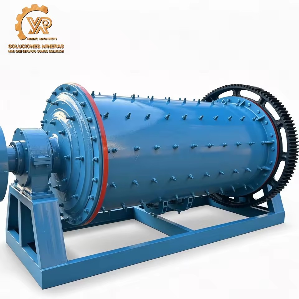 Factory Price 5TPH Small Scale Wet Grinding Ball Mill AC Motor Gear Bearing for Quartz Gold Ore Mining Processing Plant
