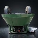 Factory Direct Alloy Cast Iron Roller Energy Saving Rock Ore Grinding Wet Pan Mill for Gold Mining Ore Processing