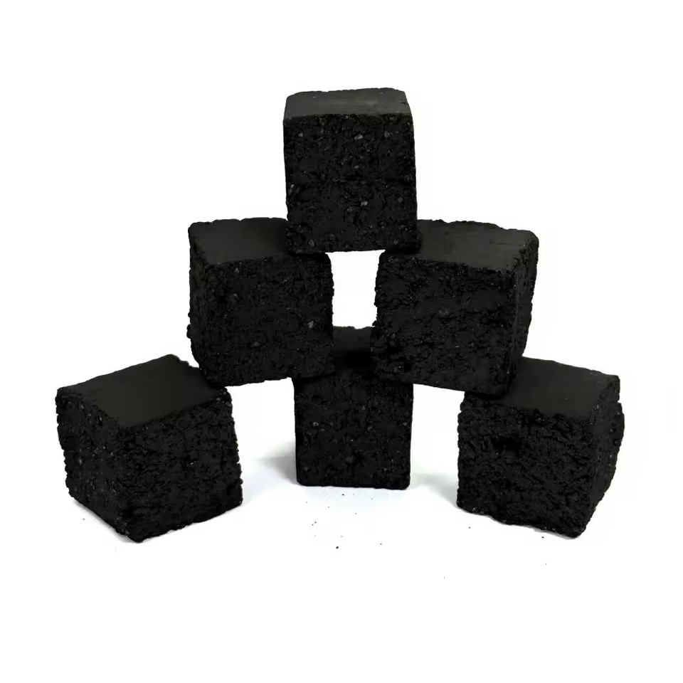 100% 72PCS Natural Coconut Shell Shisha Cube Hookah Charcoal 3X Longer Burning Time Eco-friendly Machine-Made Fancy Hookah