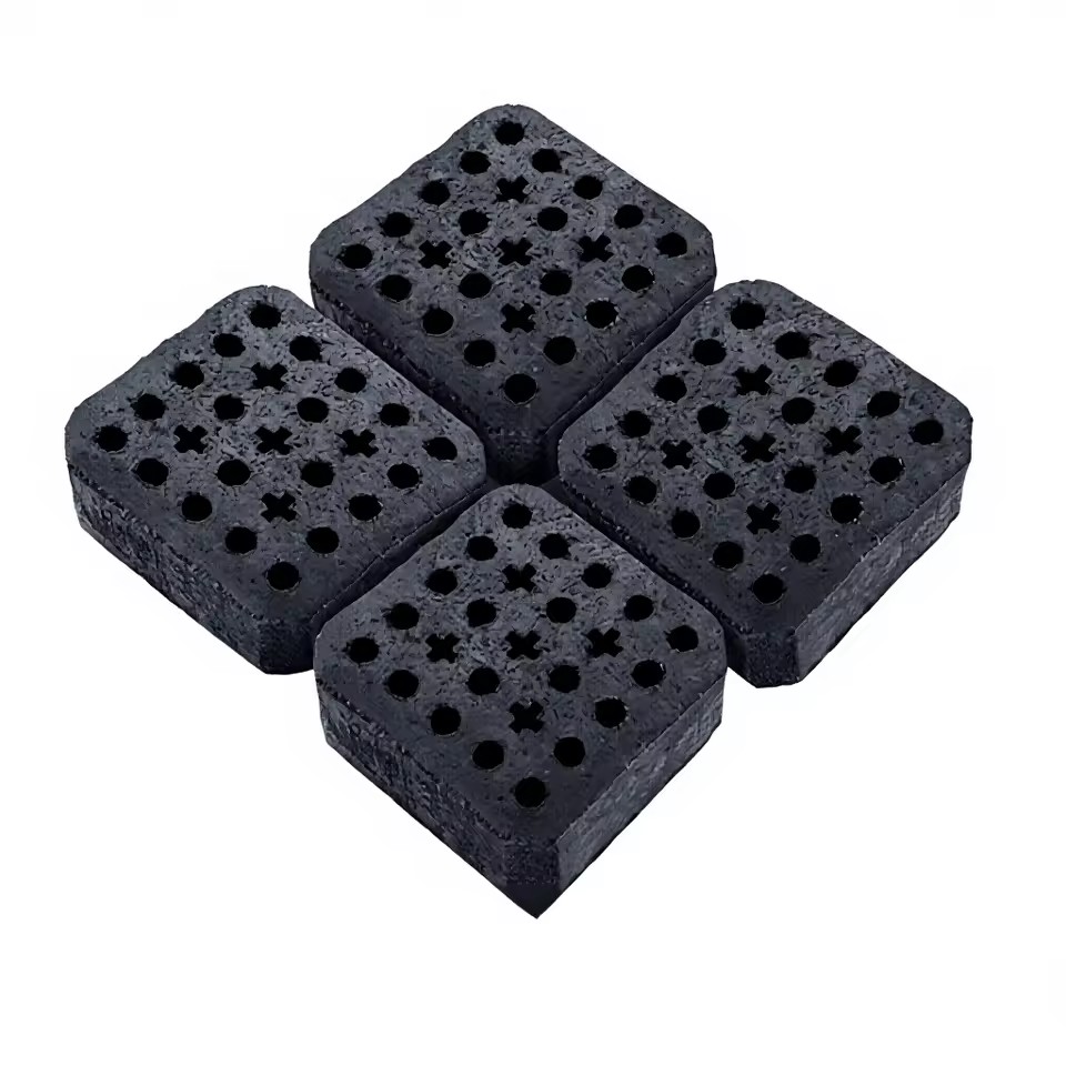 Factory-Direct Sale Machine-Made Bamboo Charcoal for Outdoor Barbecue High-Temperature Highly Flammable Wholesale Available