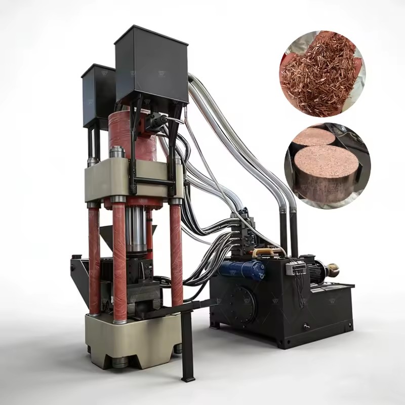 Automatic Metal Chips Briquette Machine for Copper Iron Aluminum with CE/ISO