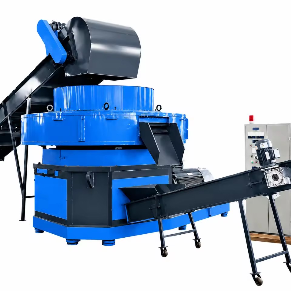 High Efficiency Automatic Biomass Briquette Machine / Sawdust Rice Husk Briquette Press for Fuel