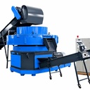 High Efficiency Automatic Biomass Briquette Machine / Sawdust Rice Husk Briquette Press for Fuel