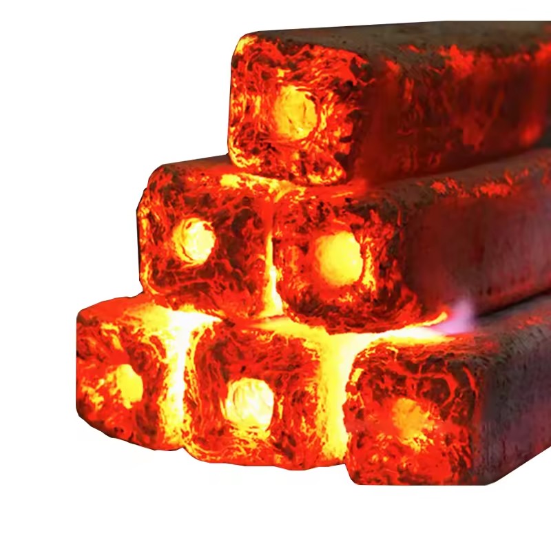 High Temperature 4-5 Hours Long Burning Time Smokeless Machine-Made Hardwood Charcoal >90% Carbon Low Ash Volatile Matter <2%