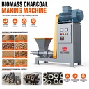 Automatic Biomass Charcoal & Briquette Making Machine with Engine Sawdust Rice Husk 300kg/h Capacity Energy Saving