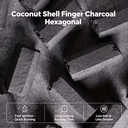 Low MOQ Coconut Shell Finger Hookah Charcoal Briquette Best Price Hexagonal Stick Charcoal for Shisha