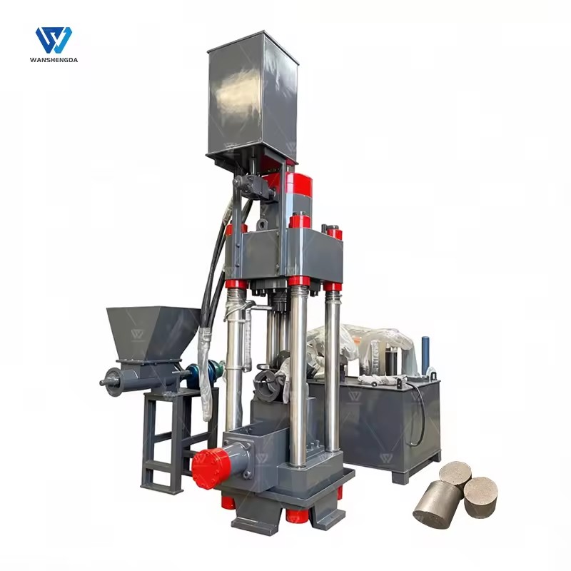 Vertical Hydraulic Metal Chip Briquetting Press for Aluminum Shavings Scrap Briquette Machine for Foundry