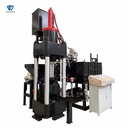100T Swarf Briquette Press Machine Automatic Scrap Metal Chips Briquetting for Steel Aluminum Titanium