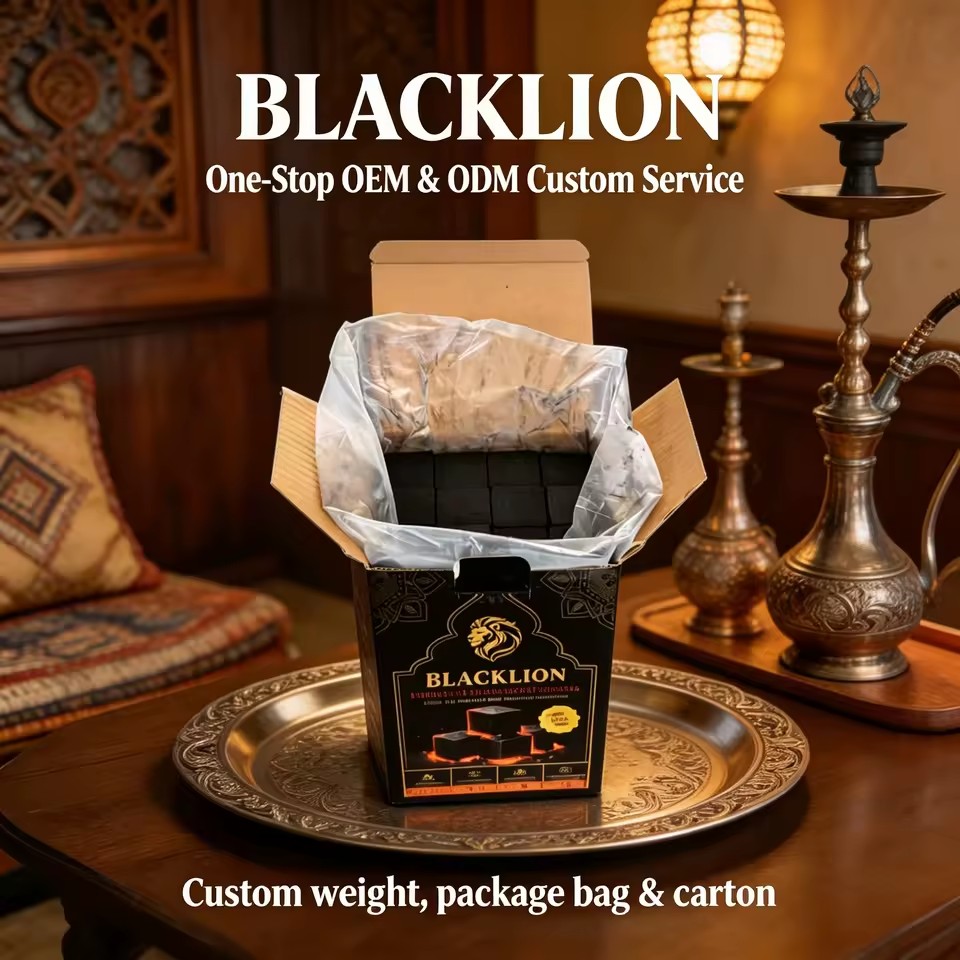 Bulk Supply Coconut Shell Charcoal Smokeless Coal Shisha Hookah Flavors 1kg 100% Free Tax No Sparks No Smell Charcoal