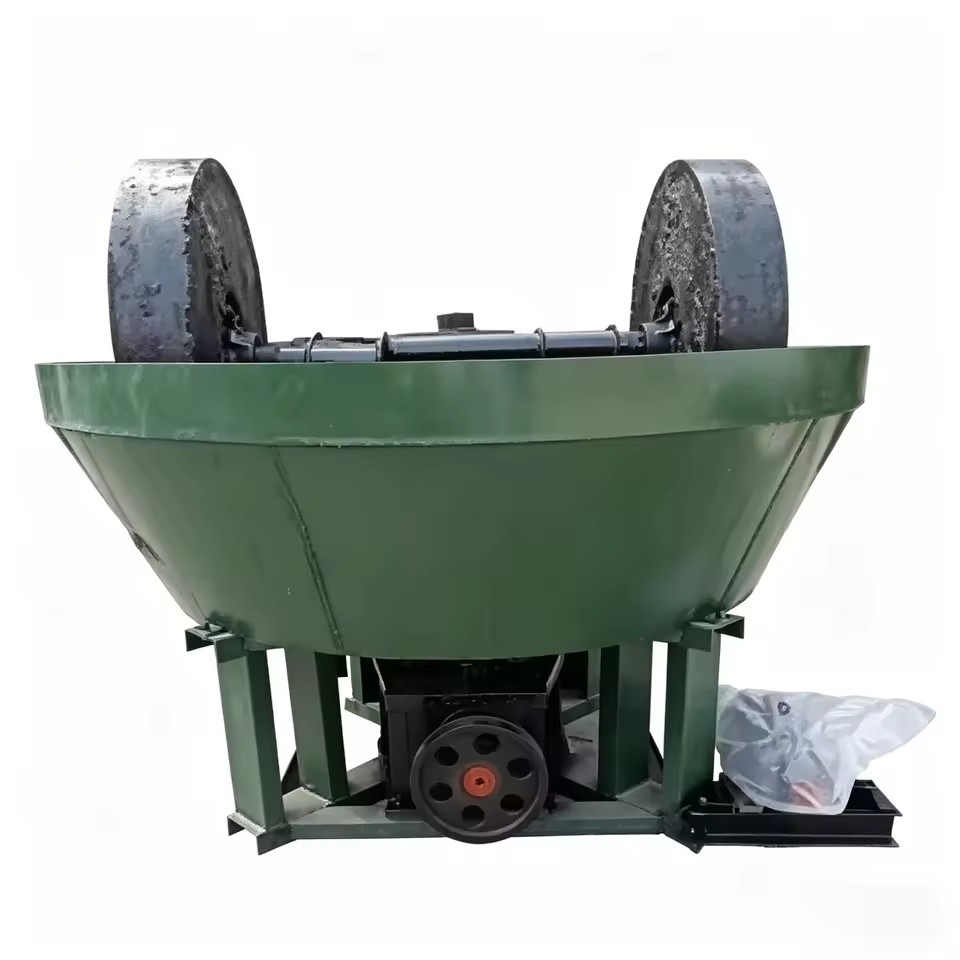 Factory Direct Energy Saving Rock Ore Grinding High Efficiency Wet Pan Mill for Gold Mining Mineral Processing