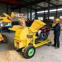 380V High Efficiency Wood Chipper Logs Briquette Machine Lumber Sawdust Crusher Machine