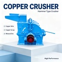 Heavy Duty Copper Hammer Mill Crusher for Mining & Metal Recycling