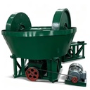 Gold Wet Pan Mill Model 1200 Thick Cast Iron Pan Body Hardened Alloy Rollers Long Service Life Medium Mining Equipment