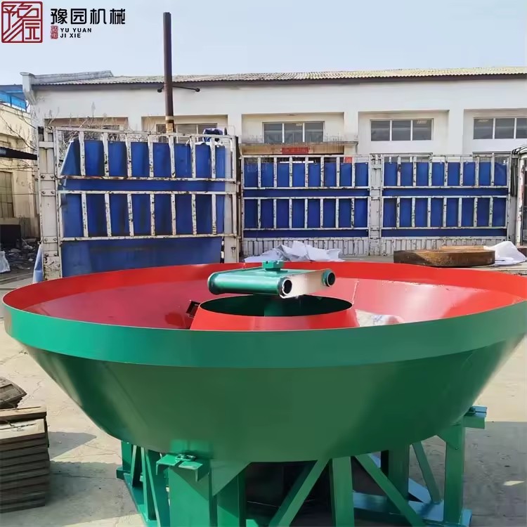 Wet Pan Mill with AC Motor & Engine Bearing High Efficiency Gold Ore Grinding Mining Equipment
