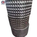 9Cr3Mo Forged Roller Shell with Open Corrugation for Ball Press | CNC Machined Dimpled Roller Sleeve for Briquette MachineCustom
