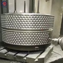 Large Forged Dimpled Roller Shell | High-Precision Groove Roller Coal Crusher Ball Press for Coal Mining | High Quality ISO 9001