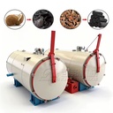 High Efficiency Low Price Smokeless Charcoal Kiln Rice Husk Charcoal Making Machine Carbonization Furnace With Blower