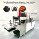 Charcoal Powder Briquette Press Machine Rice Husk Biomass Charcoal Briquetting Making Equipment for Biomass Recycling Factory