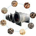 Barbecue Charcoal Making Machine Wood Charcoal Production Equipment Sawdust Charcoal Briquettes Horizontal Carbonization Furnace