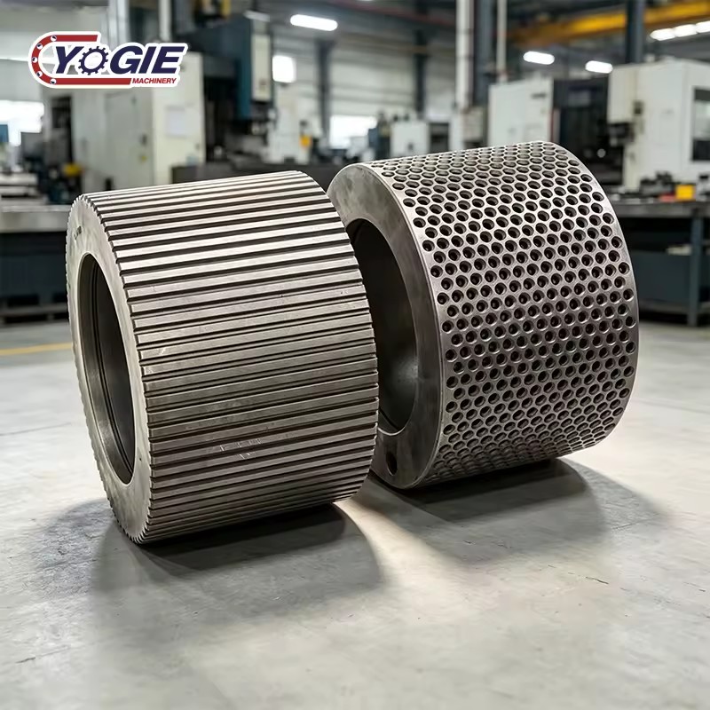 Factory Manufacturer OEM Large Capacity Cast Iron Briquette Roller Sleeve for Mining Coal Briquette Making Machine Yogie