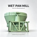 Small Wet Pan Mill Gold Milling Machine Gold Ore Wet Pan Mill for Gold Mining Processing