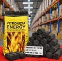 Hexagonal Shaped Hard Wood Coconut Charcoal Briquettes Fixed Carbon 75% 50mm 5-7 Hrs Long Burning High Heat BBQ Fuel