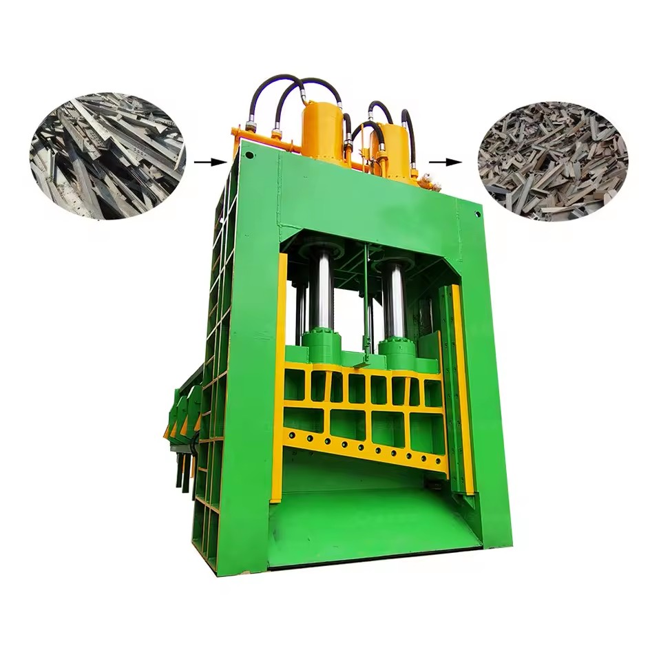 Heavy Duty Gantry Shear with PLC Automatic Hydraulic Pressure for Carbon Steel/Alloy/Aluminum Scrap Metal Cutting Recycling